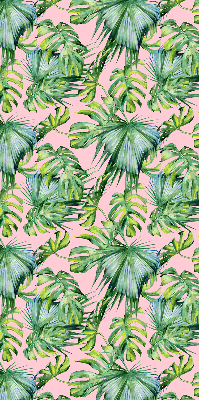 Roller blind for large window Tropical leaf varieties