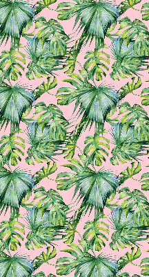 Roller blind for large window Tropical leaf varieties