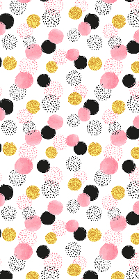 Fabric roller blind Various circles