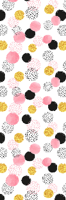 Fabric roller blind Various circles