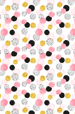 Fabric roller blind Various circles
