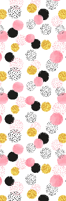 Fabric roller blind Various circles