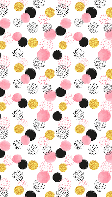 Fabric roller blind Various circles