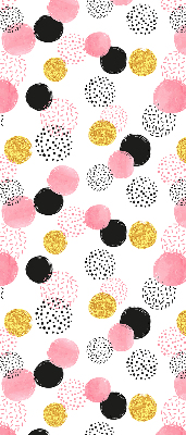 Fabric roller blind Various circles