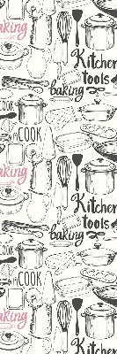 Fabric roller blind Culinary utensils