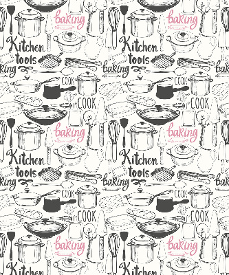 Fabric roller blind Culinary utensils