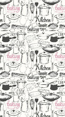 Fabric roller blind Culinary utensils