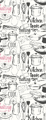 Fabric roller blind Culinary utensils