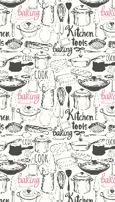 Fabric roller blind Culinary utensils