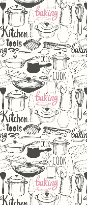 Fabric roller blind Culinary utensils