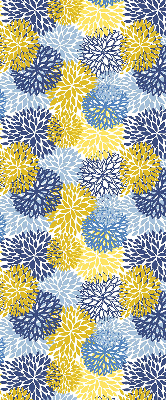 Modern roller blind Painted plants