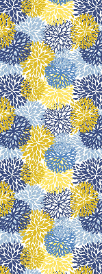 Modern roller blind Painted plants