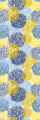 Modern roller blind Painted plants