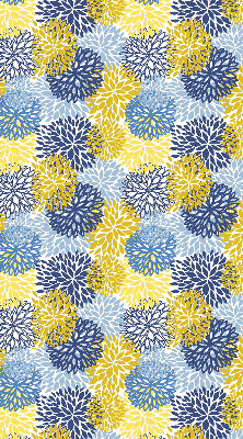 Modern roller blind Painted plants