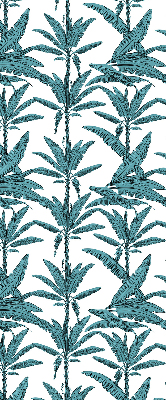 Fabric roller blind Palm leaves