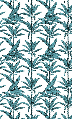 Fabric roller blind Palm leaves
