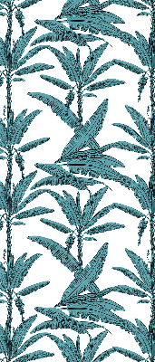 Fabric roller blind Palm leaves