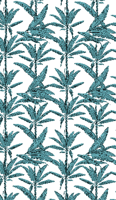 Fabric roller blind Palm leaves