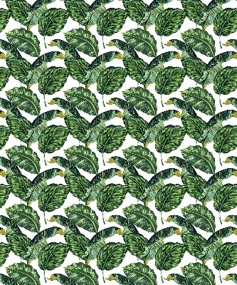 Modern roller blind Exotic leaves