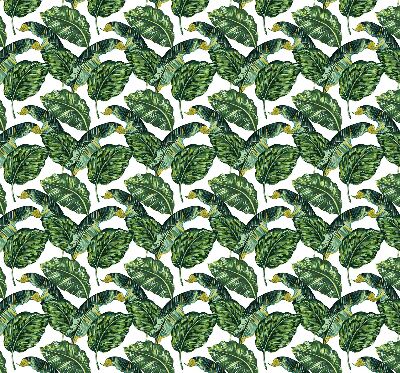 Modern roller blind Exotic leaves