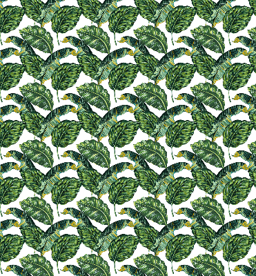 Modern roller blind Exotic leaves