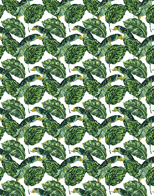 Modern roller blind Exotic leaves