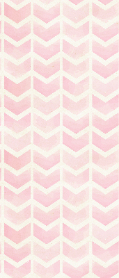 Fabric roller blind Pink zigzags