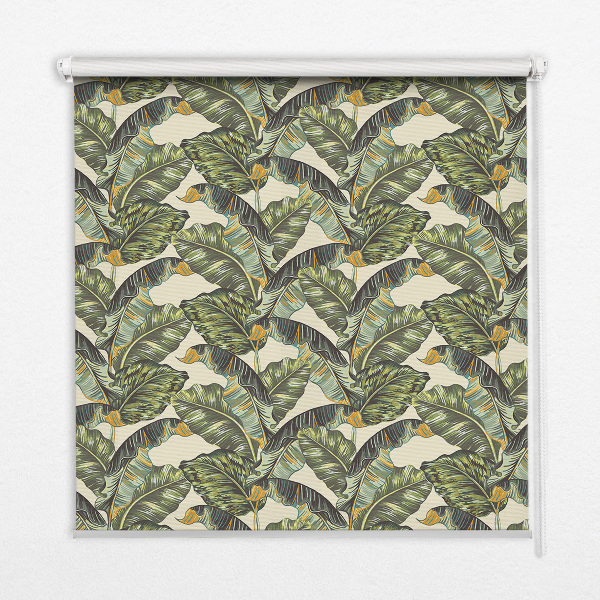 Modern roller blind Leaves
