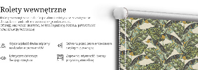 Modern roller blind Leaves