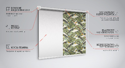 Modern roller blind Leaves