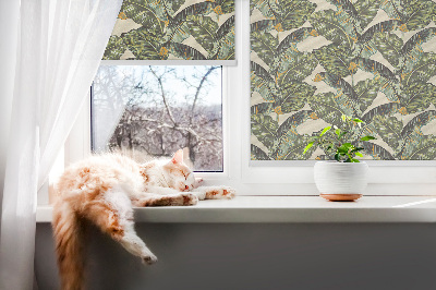 Modern roller blind Leaves