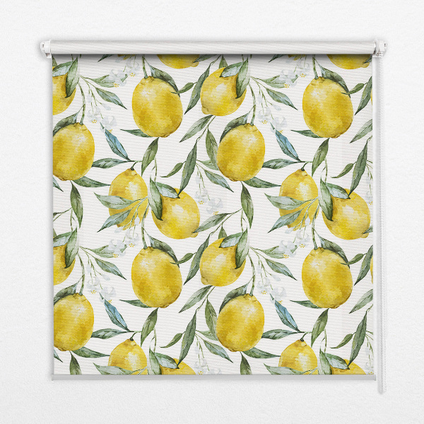 Roller blind for large window Lemons