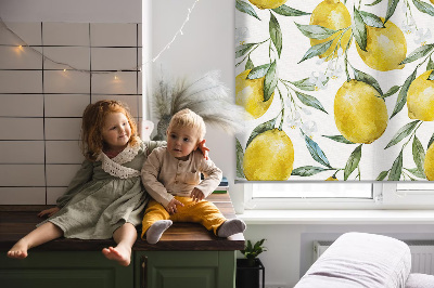 Roller blind for large window Lemons