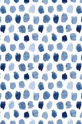 Fabric roller blind Blue painted spots