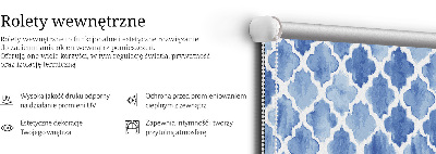 Modern roller blind Painted pattern