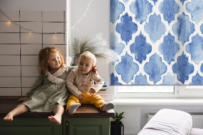 Modern roller blind Painted pattern