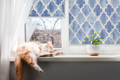 Modern roller blind Painted pattern