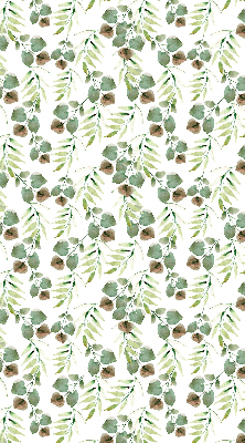 Roller blind for large window Green leaves