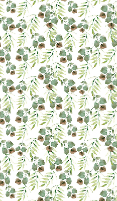 Roller blind for large window Green leaves