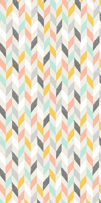 Fabric roller blind Colorful herringbone