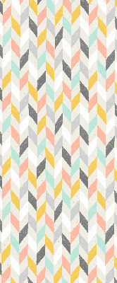 Fabric roller blind Colorful herringbone
