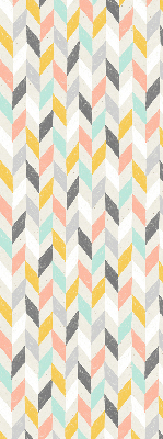 Fabric roller blind Colorful herringbone