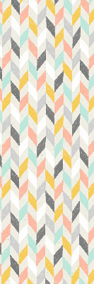 Fabric roller blind Colorful herringbone