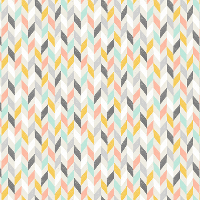 Fabric roller blind Colorful herringbone