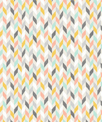 Fabric roller blind Colorful herringbone