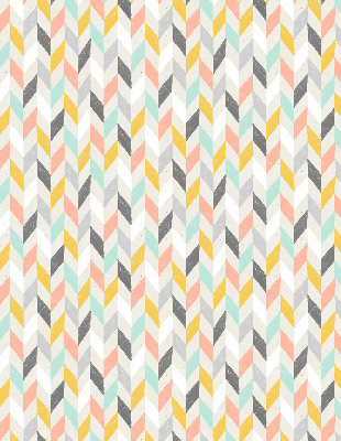 Fabric roller blind Colorful herringbone
