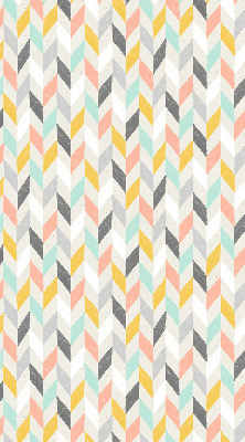 Fabric roller blind Colorful herringbone