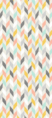 Fabric roller blind Colorful herringbone