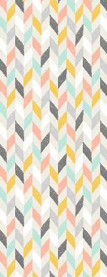Fabric roller blind Colorful herringbone