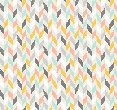 Fabric roller blind Colorful herringbone